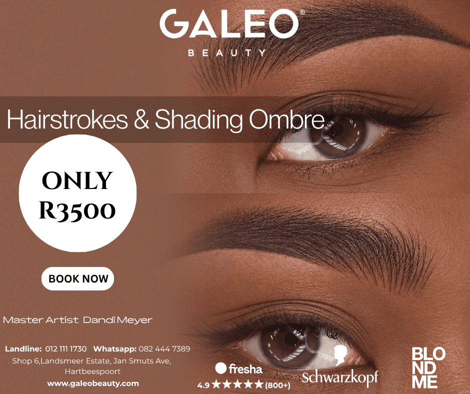 Galeo Beauty hairstrokes and shading ombre permanent makeup special